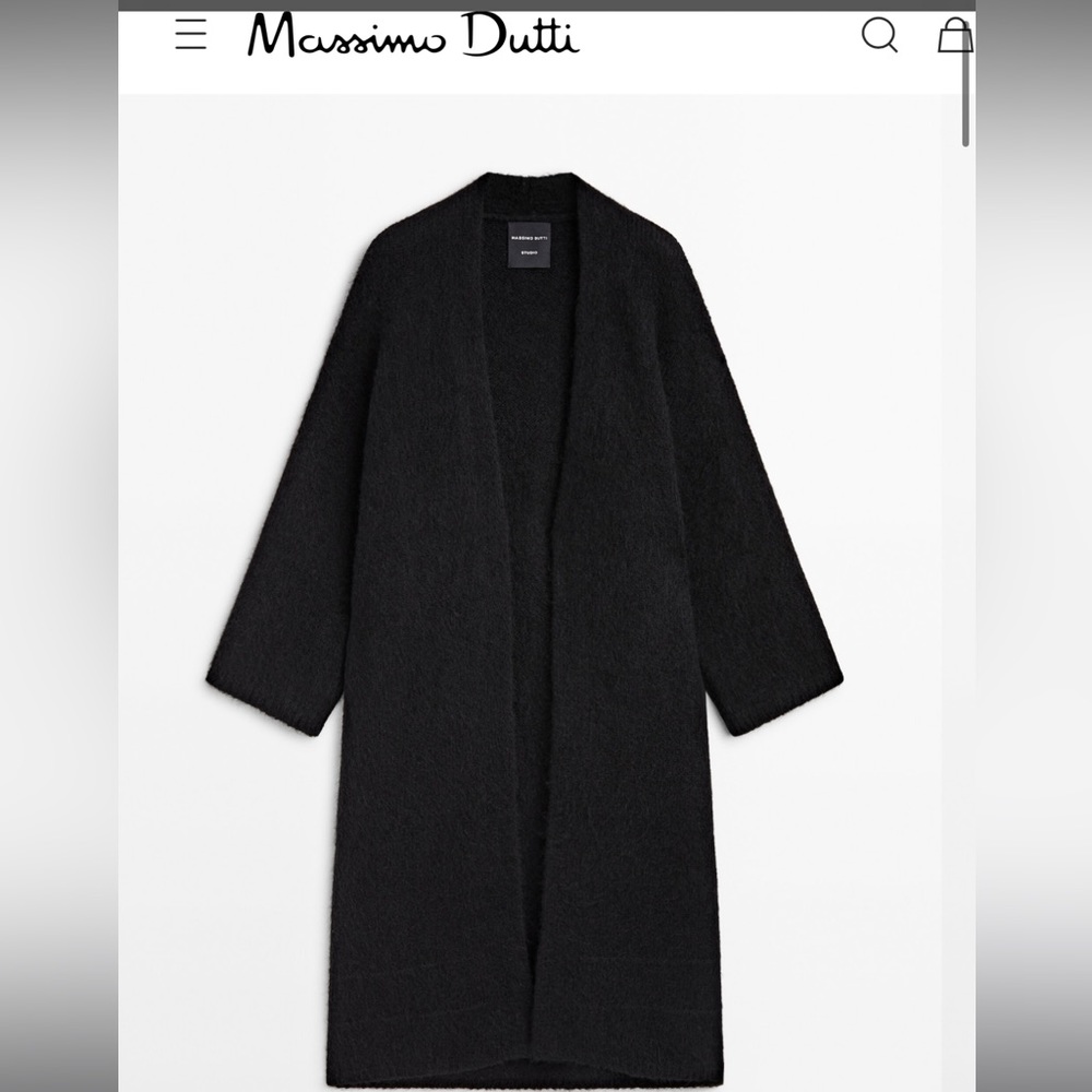 Grey Massimo Dutti Cardigan
